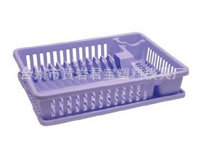 【供应网格状盆架模具,厨房用品模具,单层塑料碗碟架模具】价格,厂家,图片,塑料模,台州市黄岩君宝塑料模具厂-