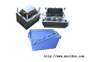 生产注塑周转箱塑胶模具 日用品